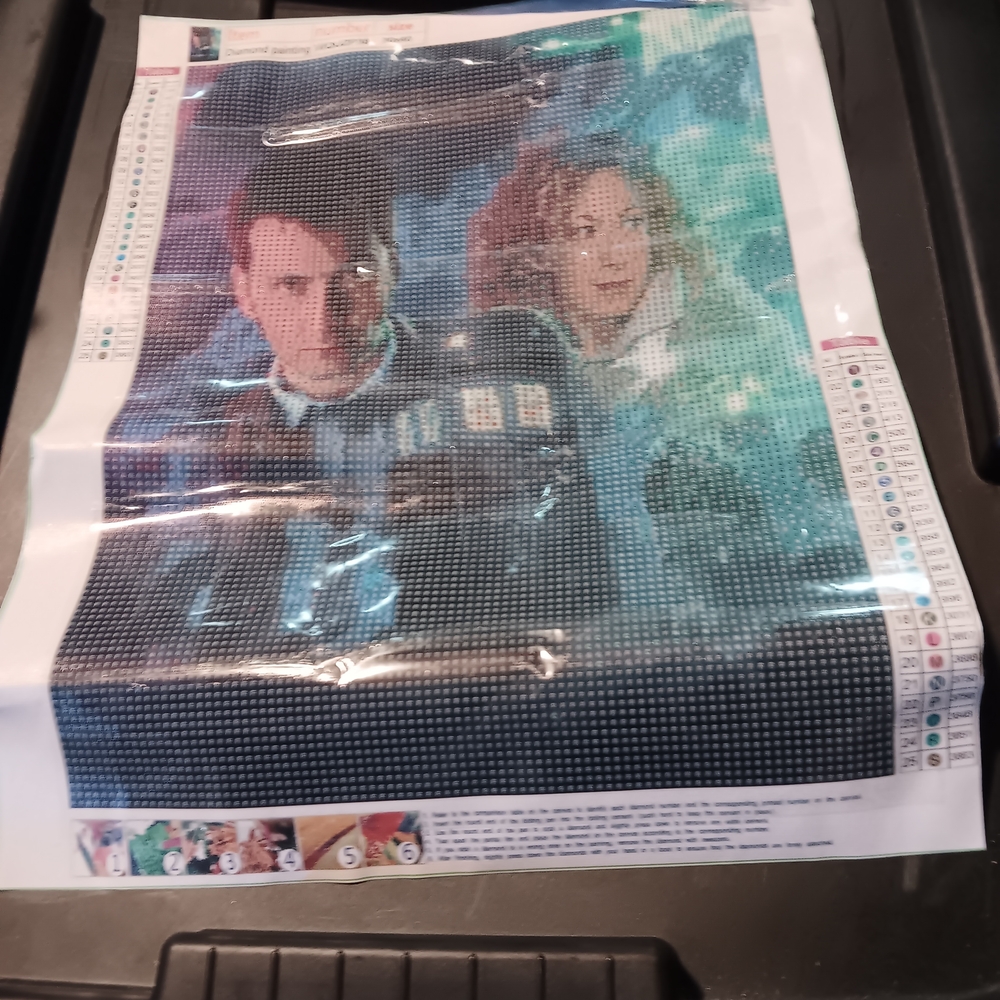 Doctor Who - 10th Doctor And River Song Diamond Art Painting Kit 30x40cm